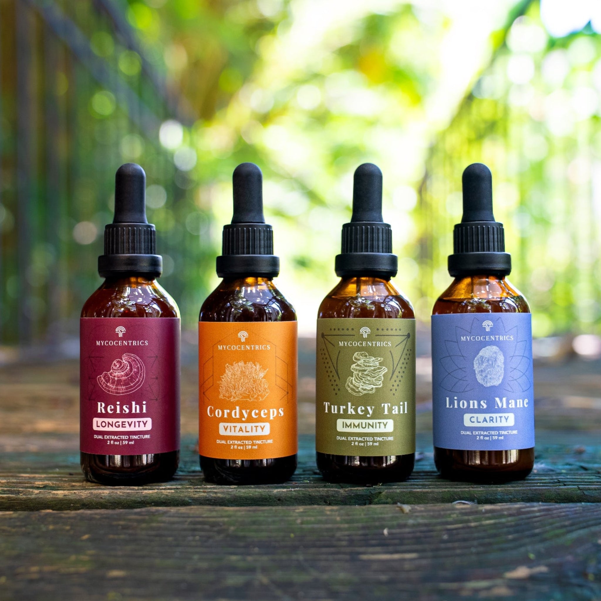 Four Extracts Mushroom Bundle – Mycocentrics